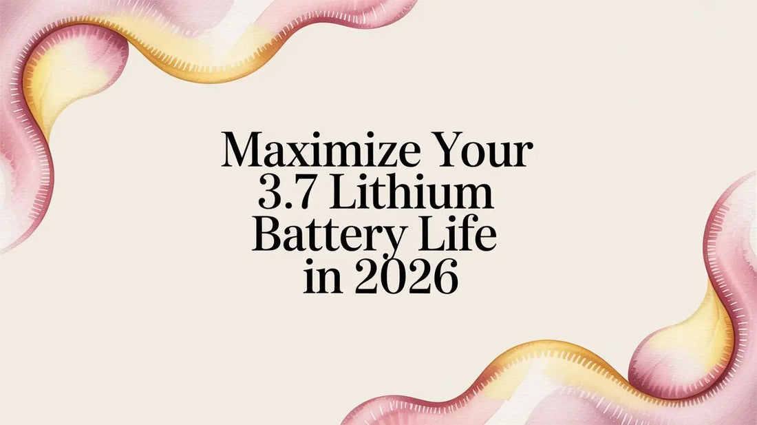 Maximize Your 3.7 Lithium Battery Life in 2026 — FoldifyCase blog