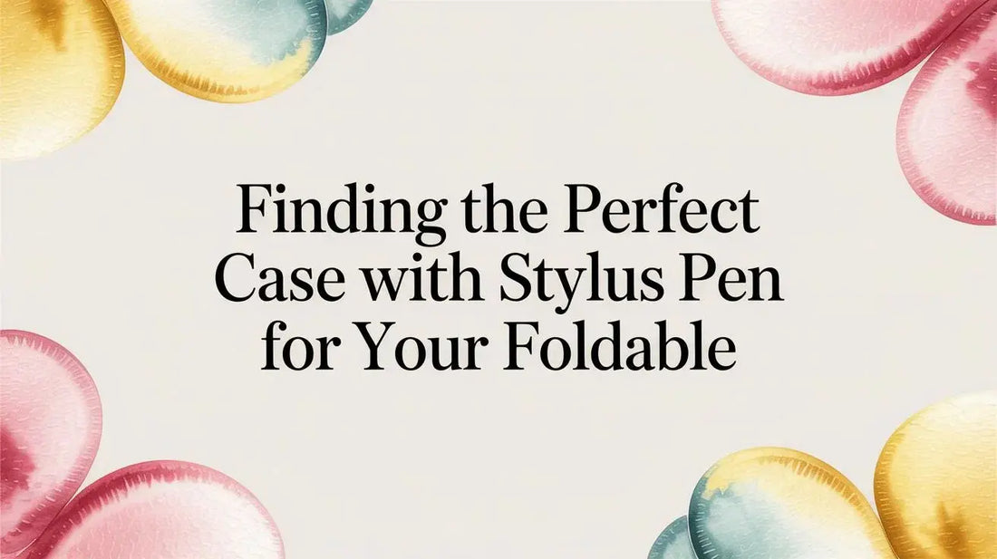 Finding the Perfect Case With Stylus Pen for Your Foldable — buyer's guide on FoldifyCase