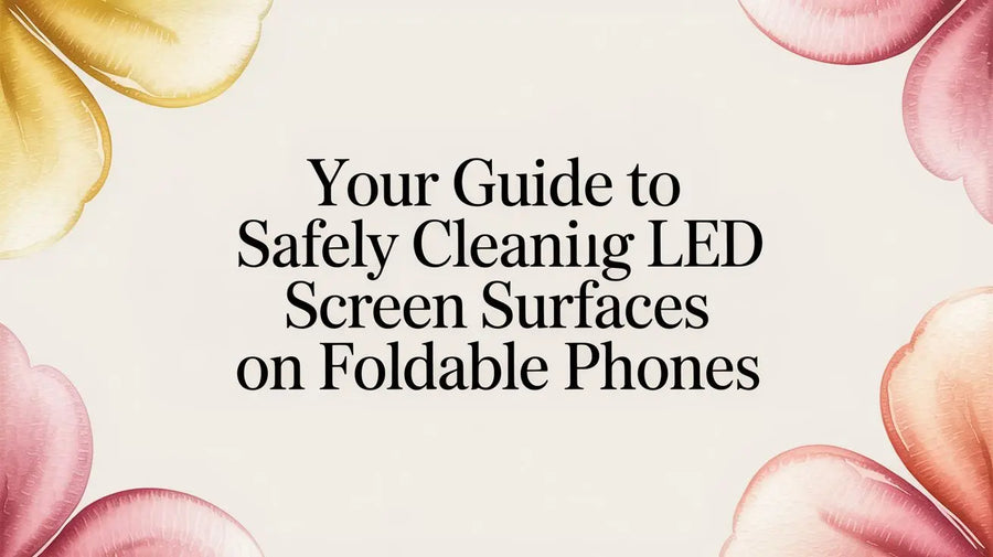 Your Guide to Safely Cleaning LED Screen Surfaces on Foldable Phones