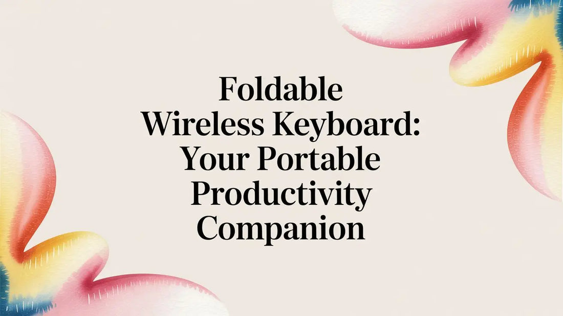 Foldable wireless keyboard: Your portable productivity companion — FoldifyCase blog