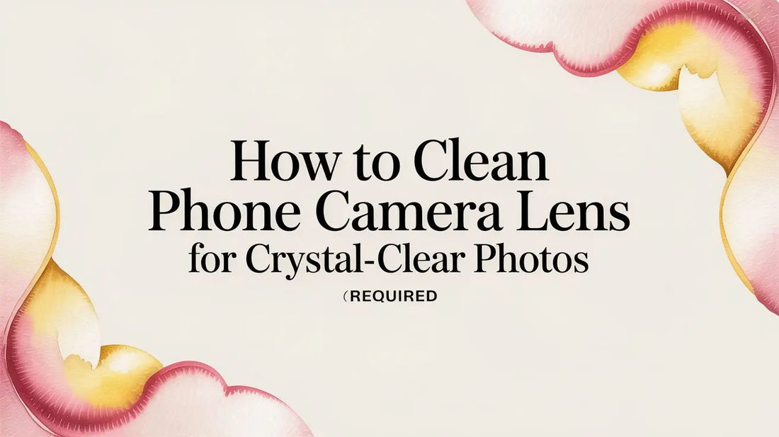 How to Clean Phone Camera Lens for Crystal-Clear Photos — step-by-step guide on FoldifyCase