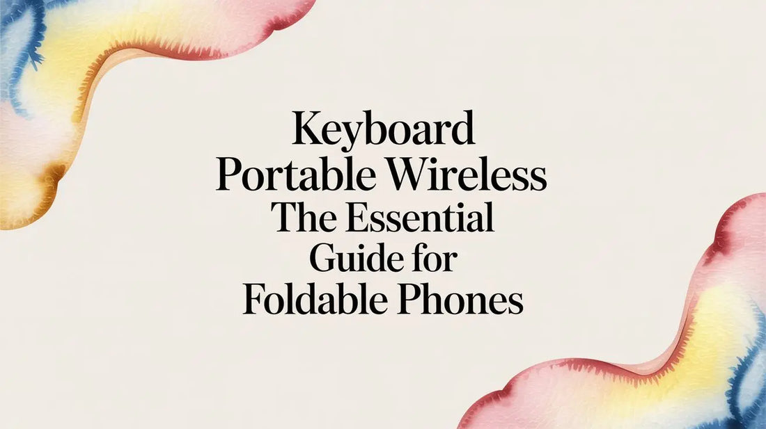 Keyboard Portable Wireless: The Essential Guide for Foldable Phones — FoldifyCase