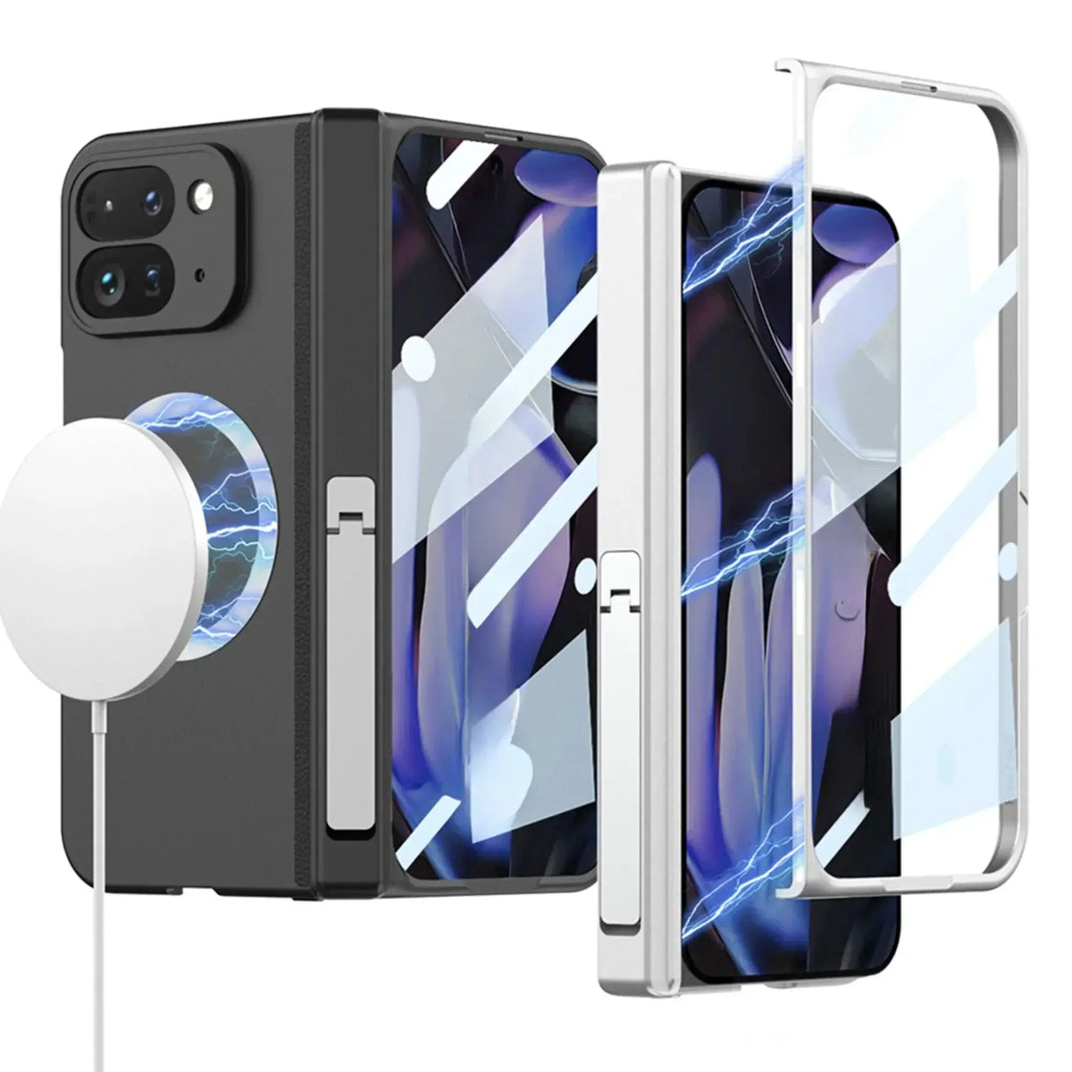Pixel Fold Magnetic Kickstand Case