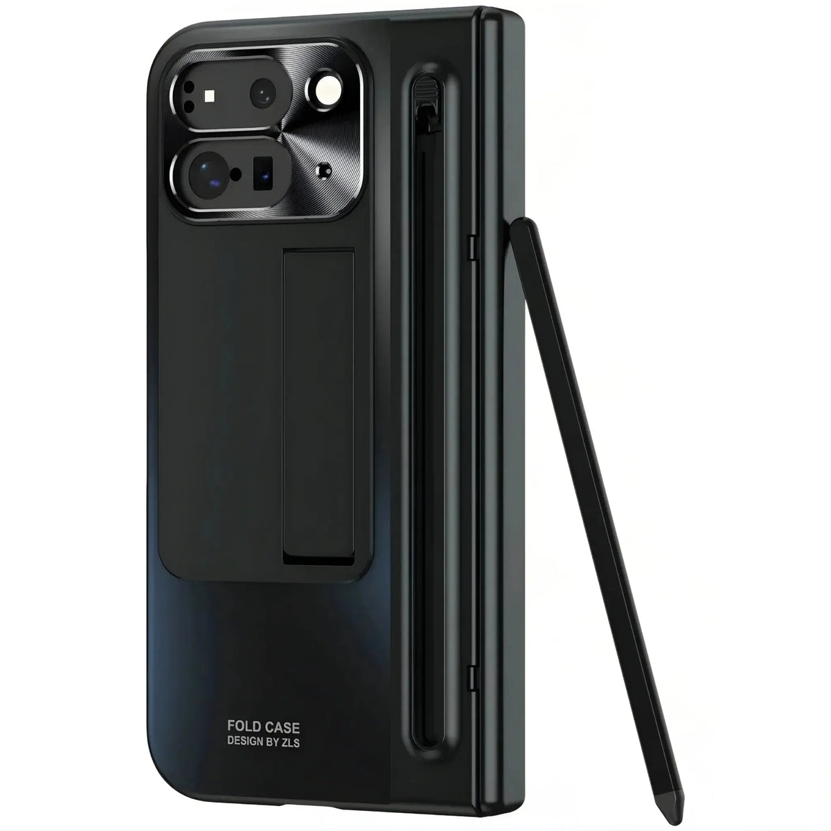 Pixel Fold Pen Holder Hinge Case