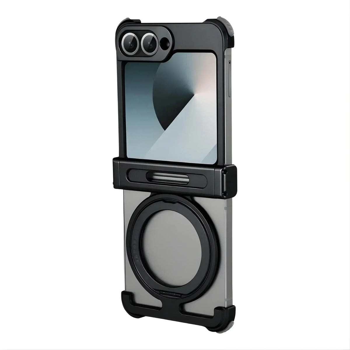 Z Flip Metal Ring Stand Case