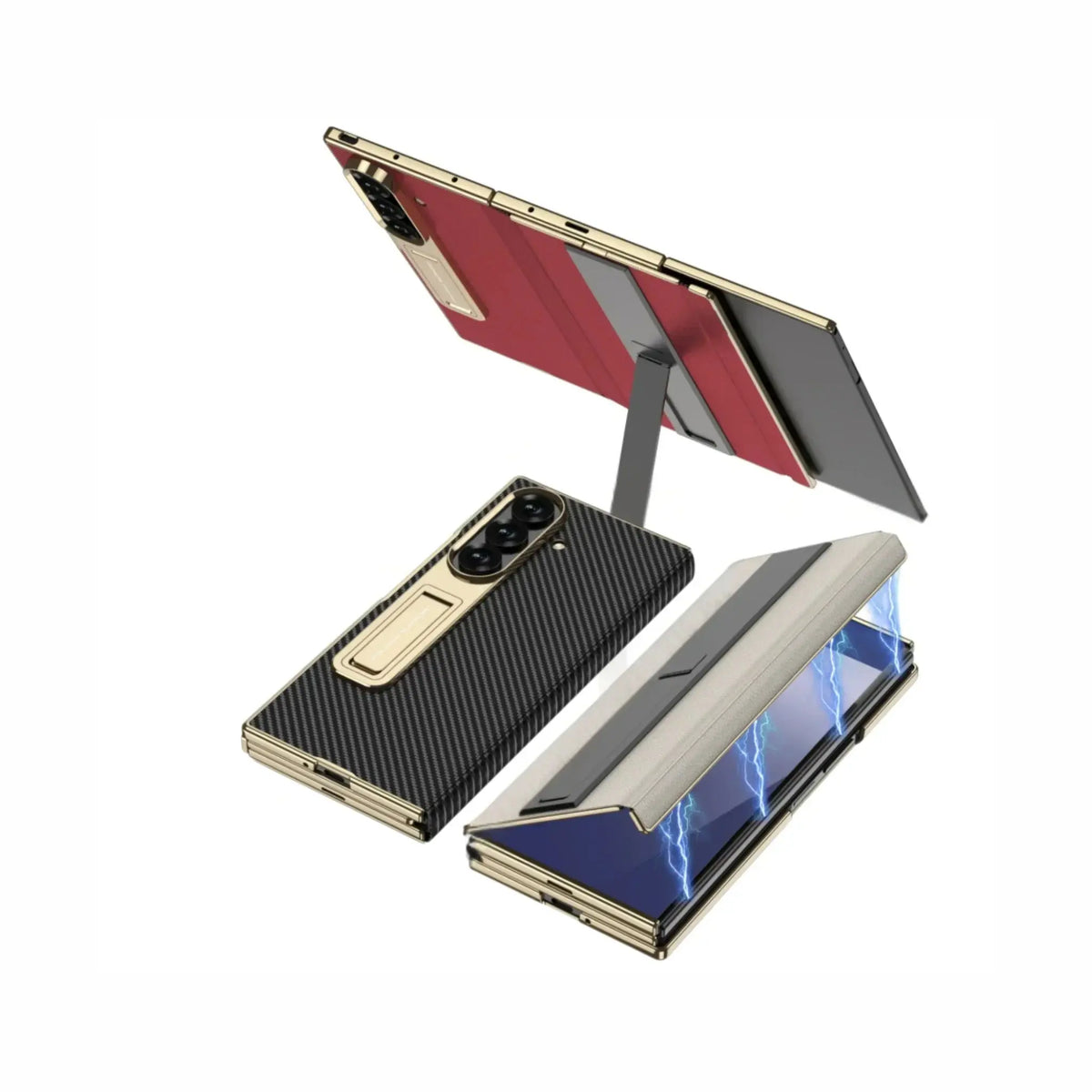 Aegis T1 Galaxy Z TriFold case folded view