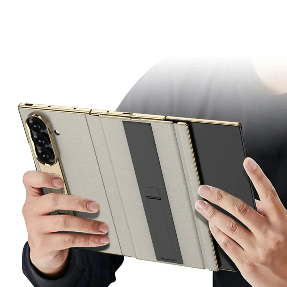 Aegis T1 Galaxy Z TriFold case unfolded view