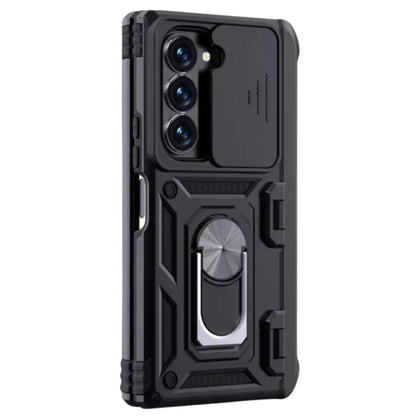 Sentinel H1 Z Fold hinge case with 360 rotating ring for Galaxy Z Fold 7