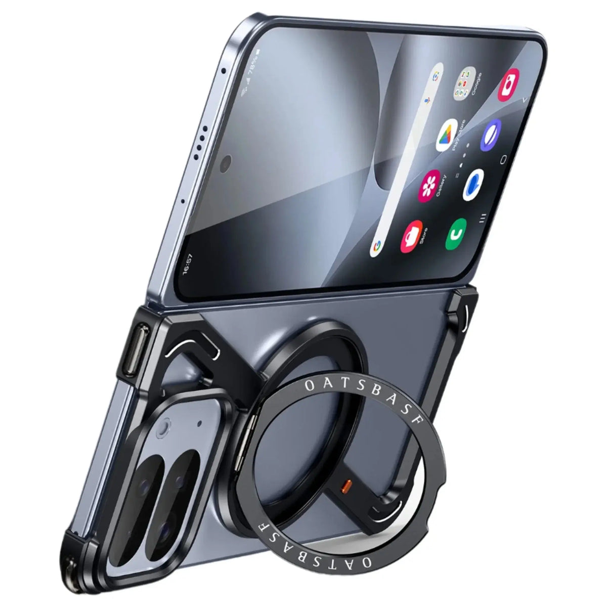 Halo L2 Pixel Pro Fold case with rotating ring grip and kickstand