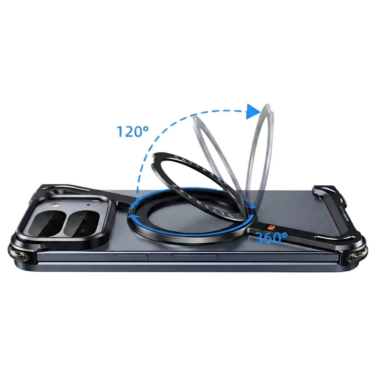 Halo L2 Pixel Pro Fold case ring used as a kickstand