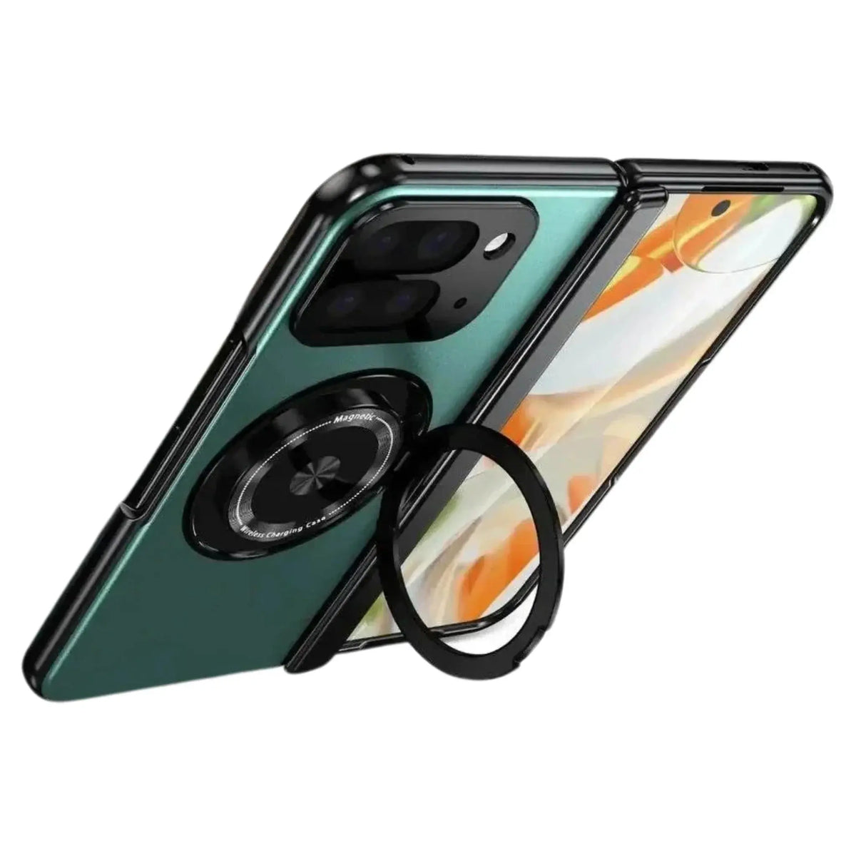 Pixel Fold Magnetic Ring Hinge Armor