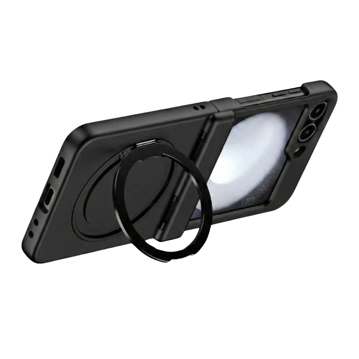 Z Flip Magnetic Rotation Ring Case
