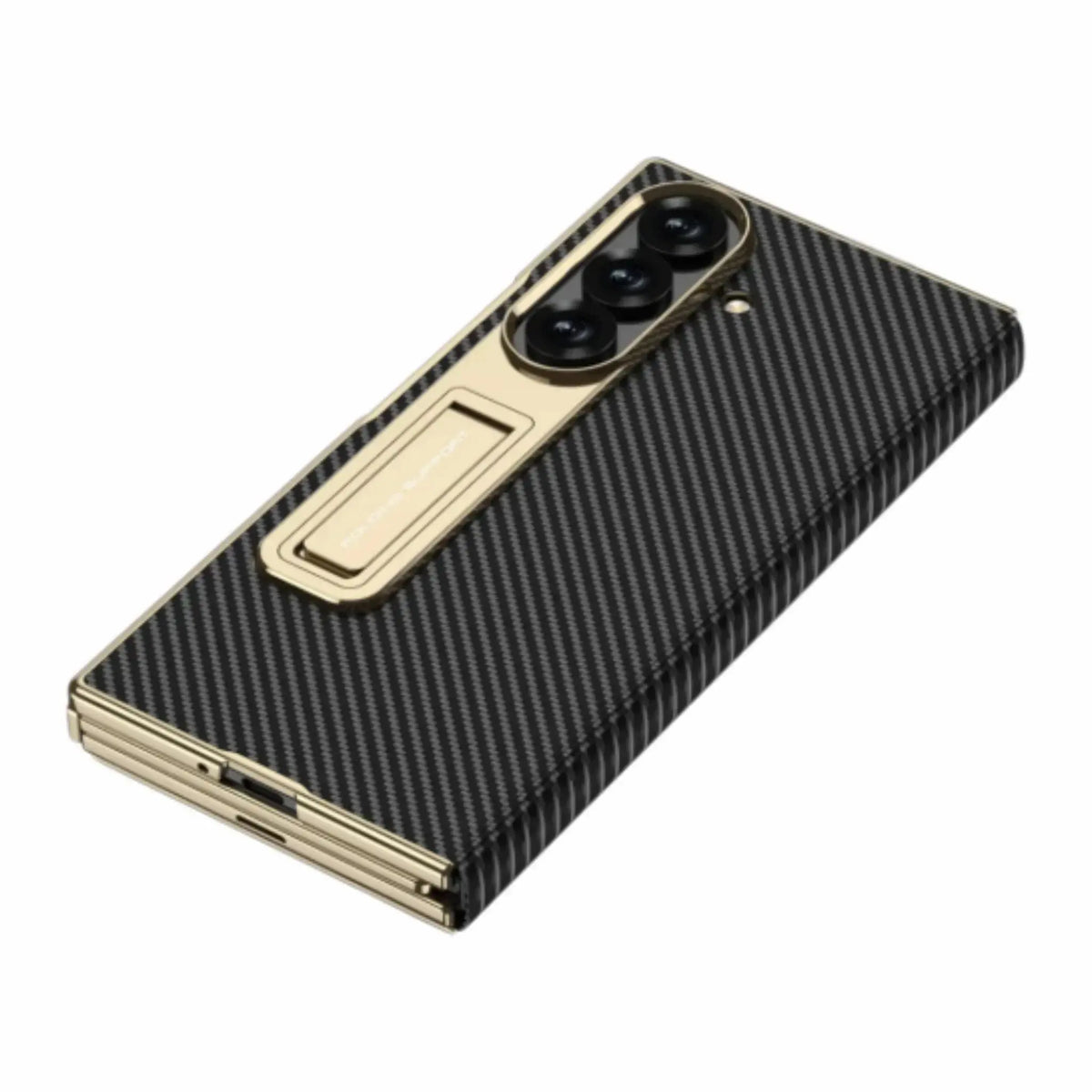 Aegis T1 Galaxy Z TriFold case in Carbon Fiber finish