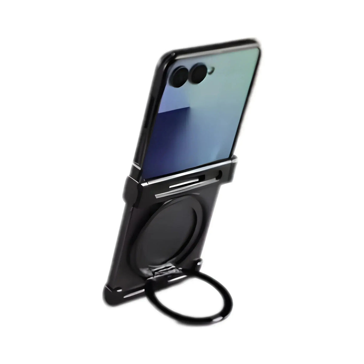 Z Flip Metal Ring Stand Case