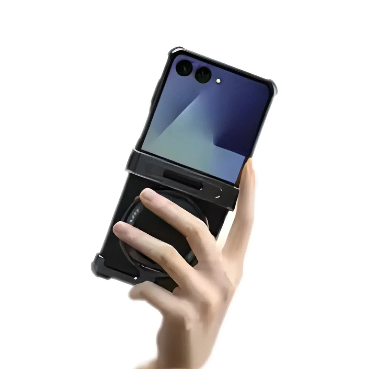 Z Flip Metal Ring Stand Case