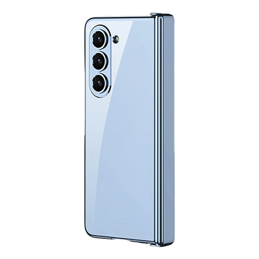 Electroplating Transparent Hinge Protection Case For Samsung Galaxy Z Fold 6