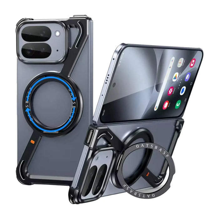 Pixel Fold Magnetic Ring Stand Case
