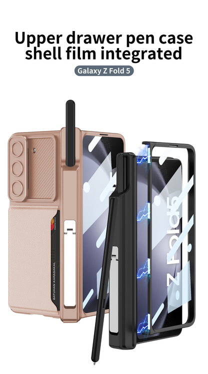 Sliding Card Holder Case for Samsung Galaxy Z Fold Series