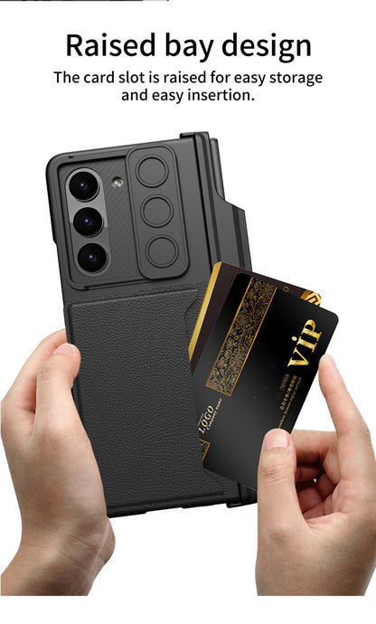 Sliding Card Holder Case for Samsung Galaxy Z Fold Series