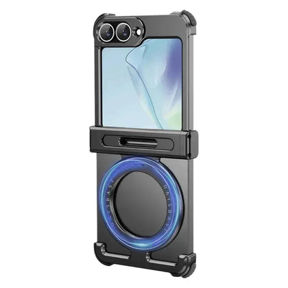 Halo F1 aluminium MagSafe ring stand case for Samsung Galaxy Z Flip 7
