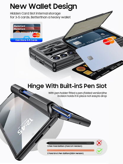 S Pen Card Holder Case For Samsung Galaxy Z Fold 6