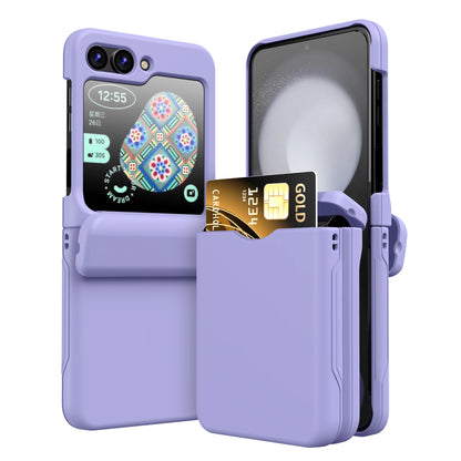 Card Slot Holder Phone Case For Samsung Galaxy Z Flip Series