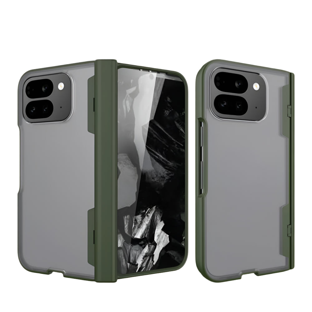 Luxury Transparent Hinge Protection Case For Google Pixel 9 Pro Fold