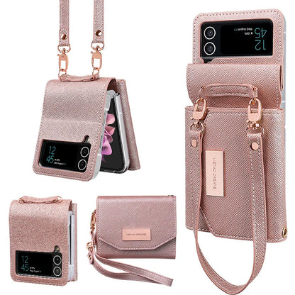 Lanyard Holster Card Case For Samsung Galaxy Z Flip Series