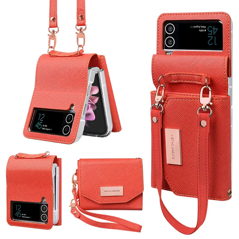 Lanyard Holster Card Case For Samsung Galaxy Z Flip Series