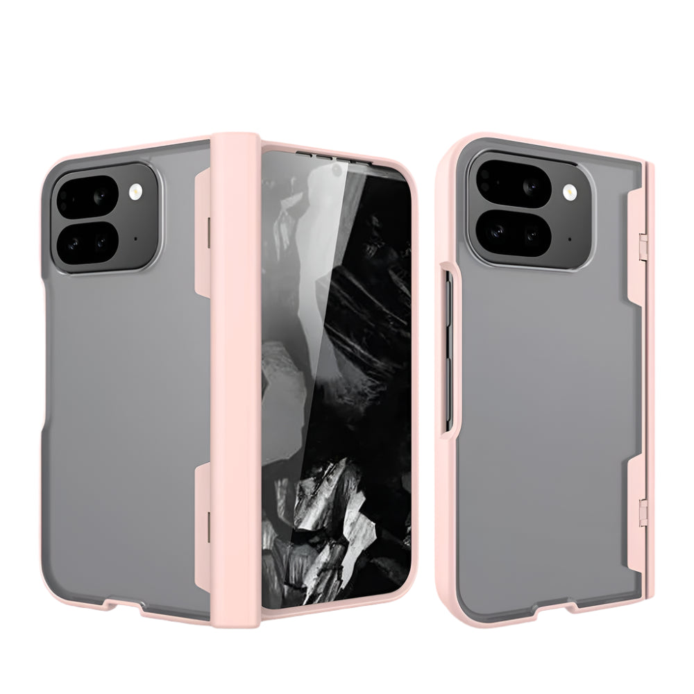 Luxury Transparent Hinge Protection Case For Google Pixel 9 Pro Fold