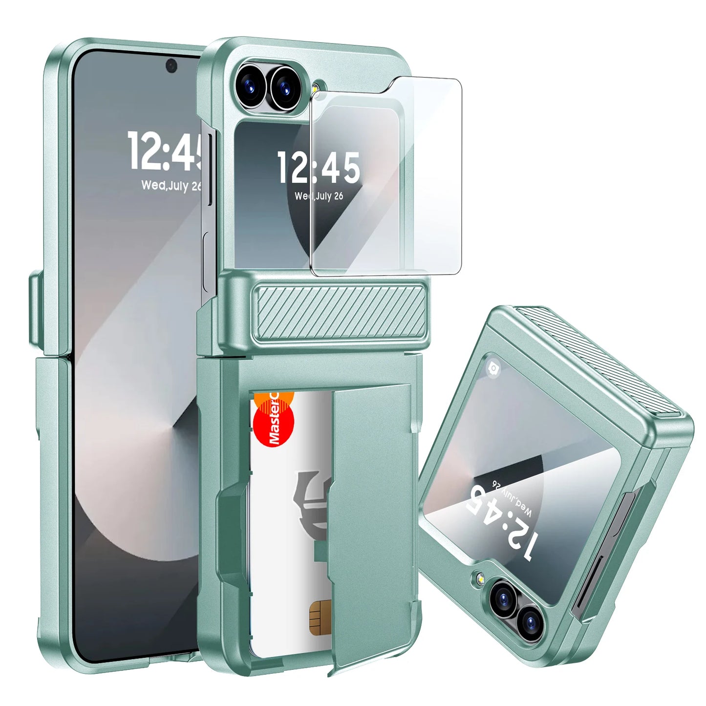 Built-In Screen Protector Shockproof Case For Samsung Galaxy Z Flip 6