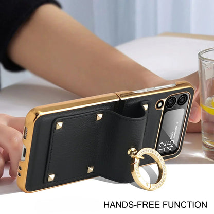 Leather Protective Case For Samsung Galaxy Z Flip Series