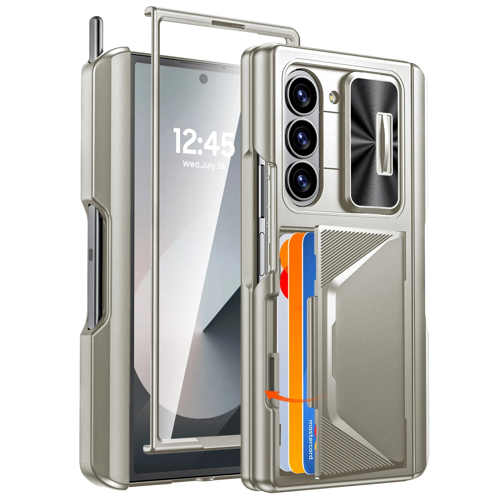 S Pen Card Holder Case For Samsung Galaxy Z Fold 6