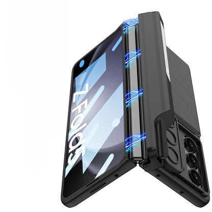 Sliding Card Holder Case for Samsung Galaxy Z Fold Series