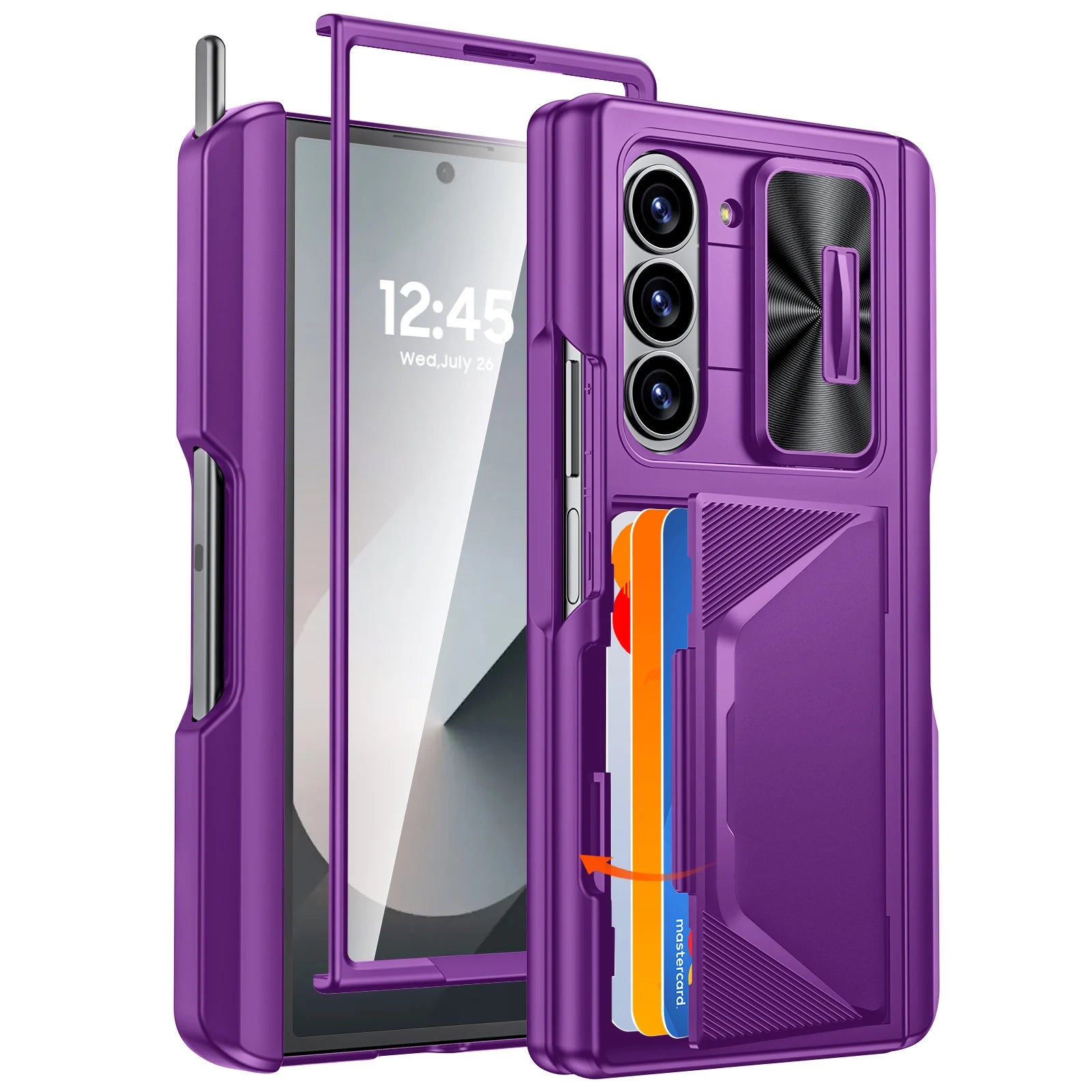 S Pen Card Holder Case For Samsung Galaxy Z Fold 6