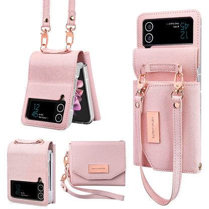 Lanyard Holster Card Case For Samsung Galaxy Z Flip Series