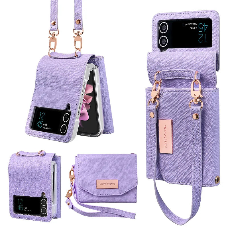 Lanyard Holster Card Case For Samsung Galaxy Z Flip Series