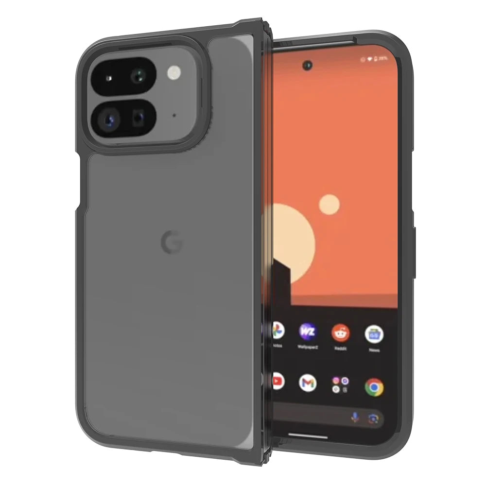 Luxury Acrylic Transparent Folding Cover For Google Pixel 9 Pro Fold