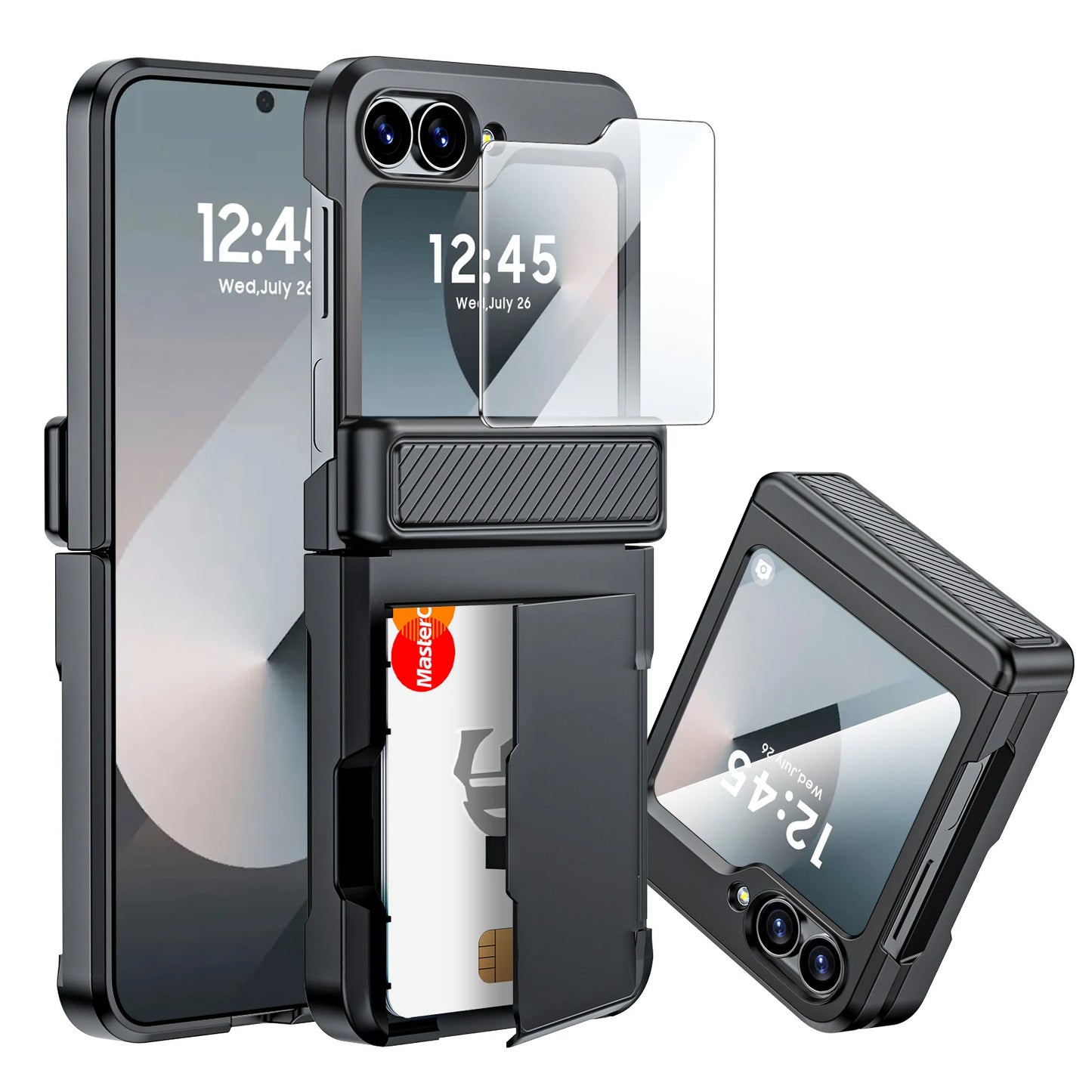 Built-In Screen Protector Shockproof Case For Samsung Galaxy Z Flip 6