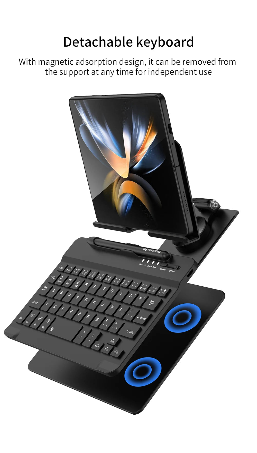 Wireless Keyboard Stand For Samsung Galaxy Z Fold Series