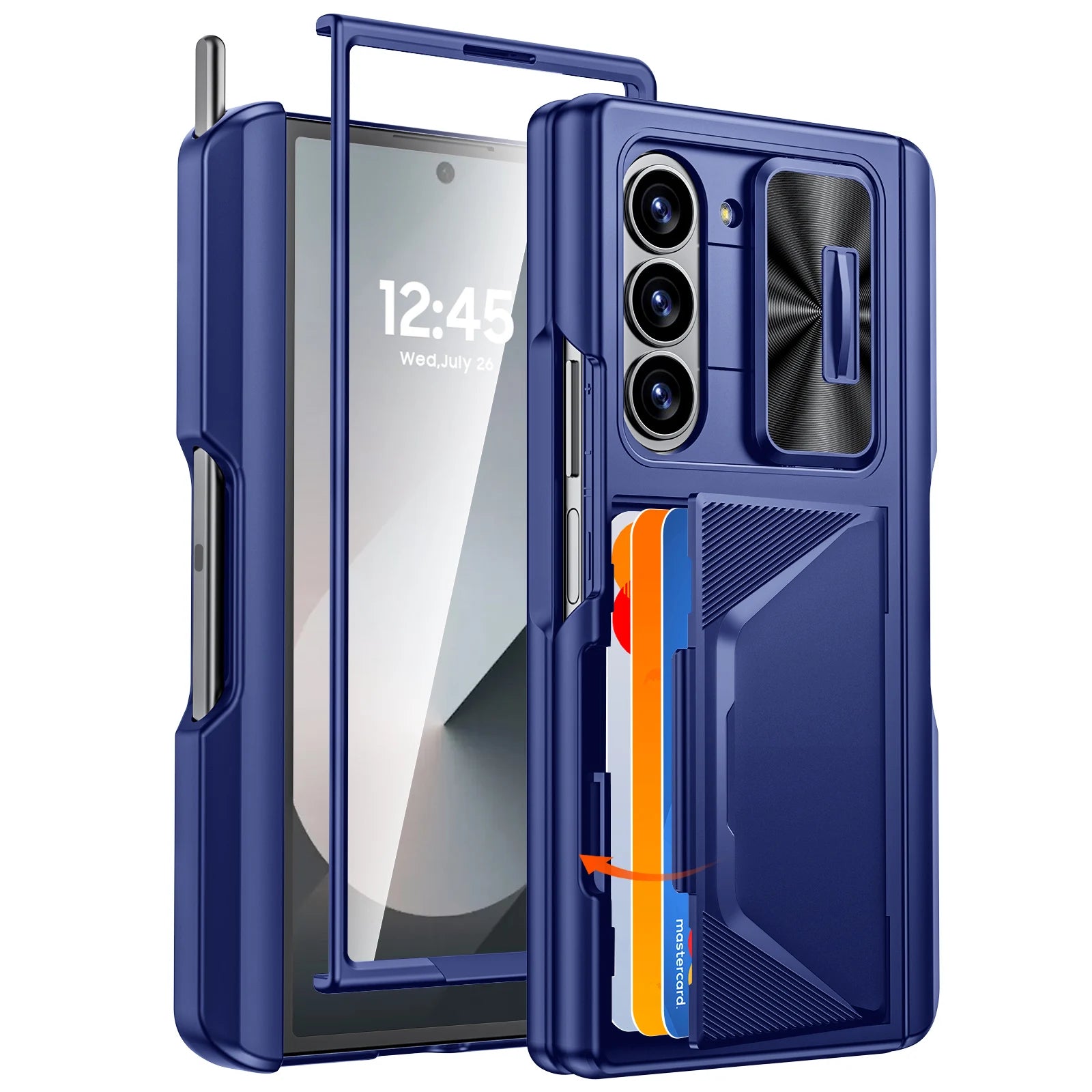 S Pen Card Holder Case For Samsung Galaxy Z Fold 6